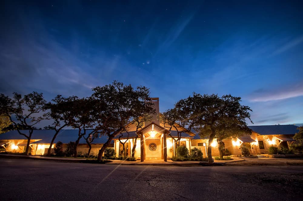 Front of property - evening/night