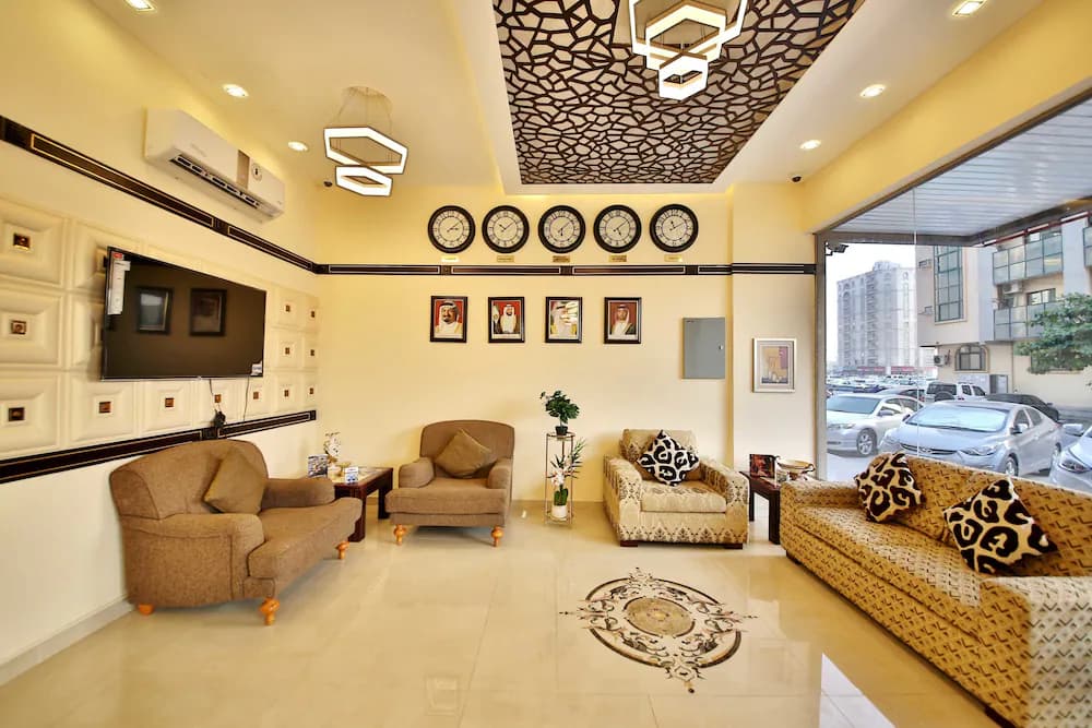 Lobby sitting area