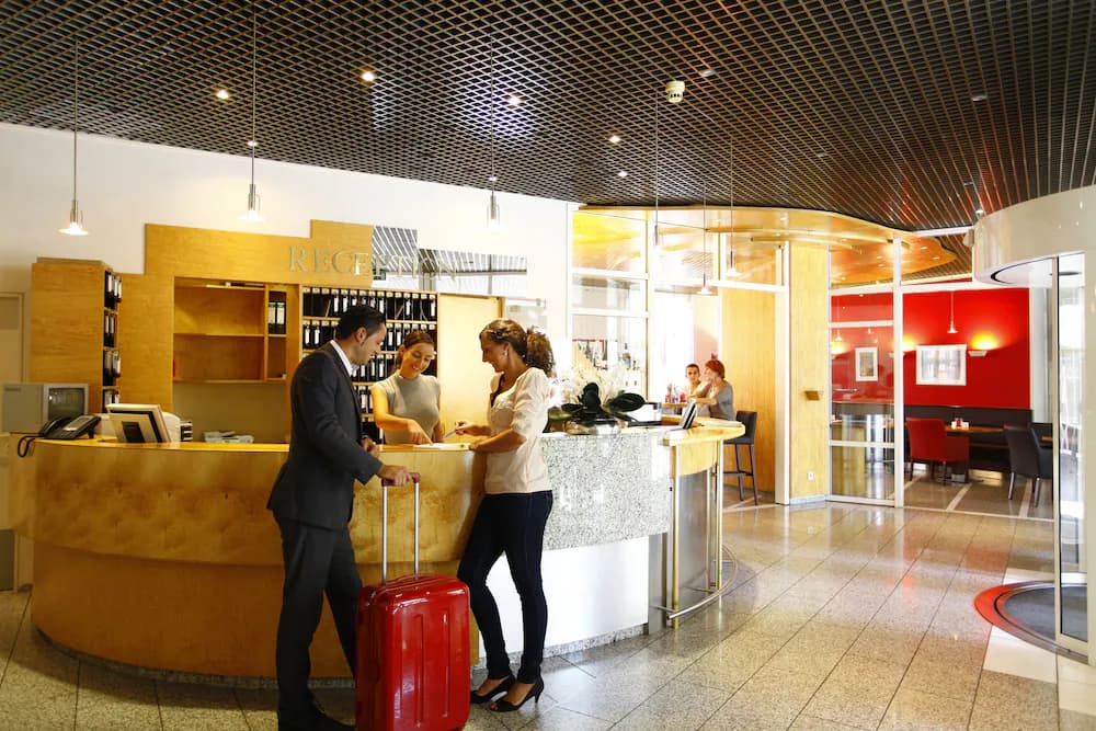 Check-in/check-out kiosk