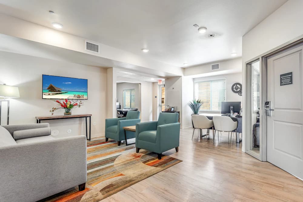 Lobby sitting area