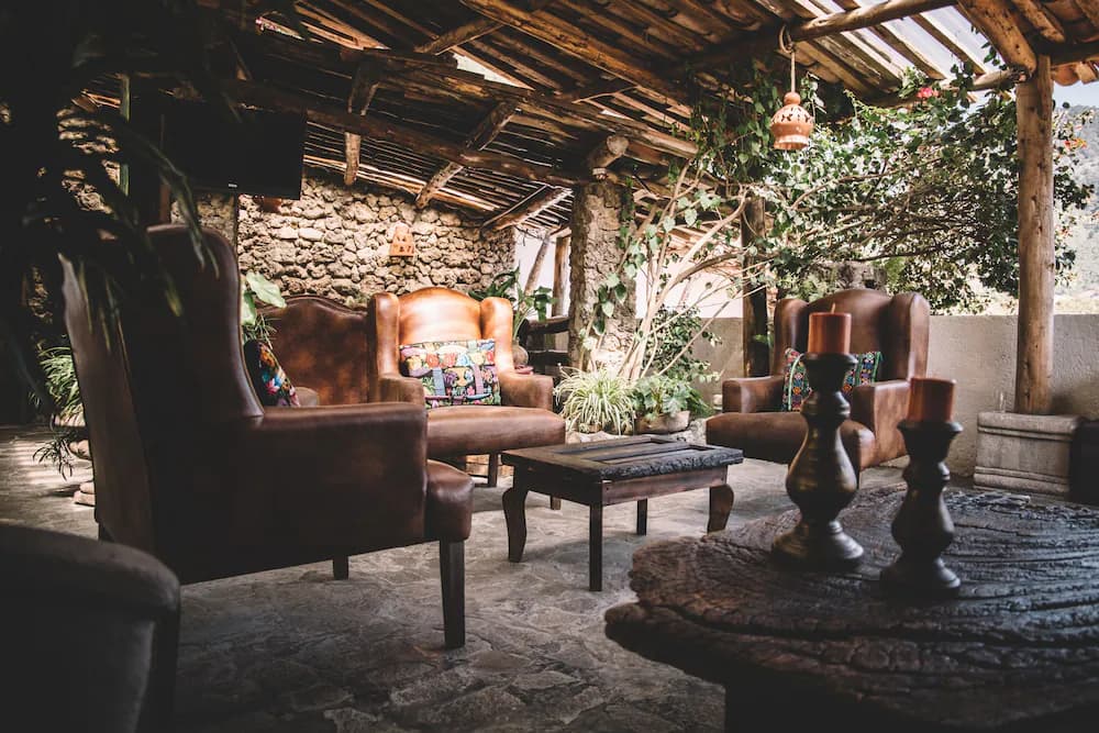 Lobby sitting area