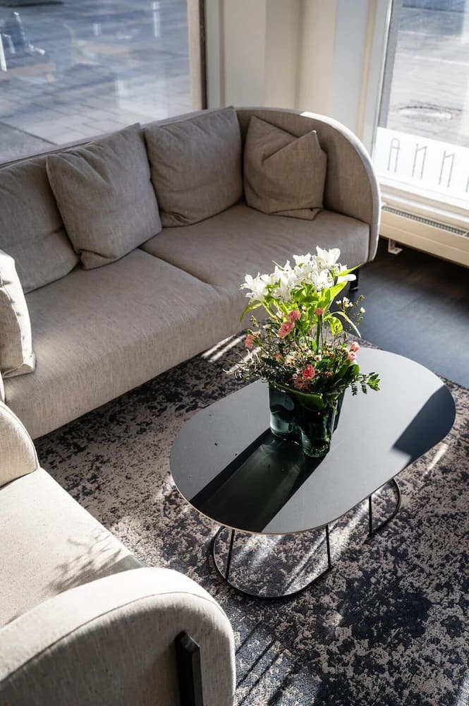 Lobby sitting area