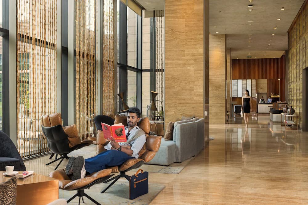 Lobby sitting area