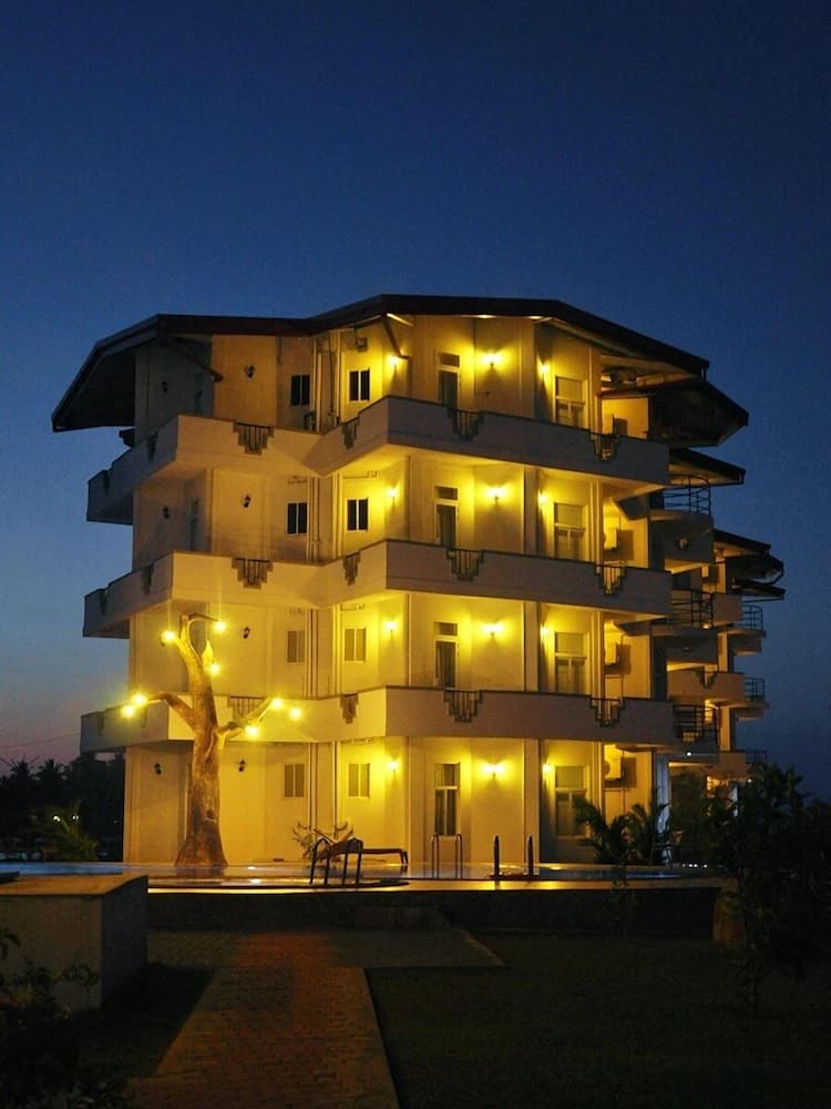 Front of property - evening/night