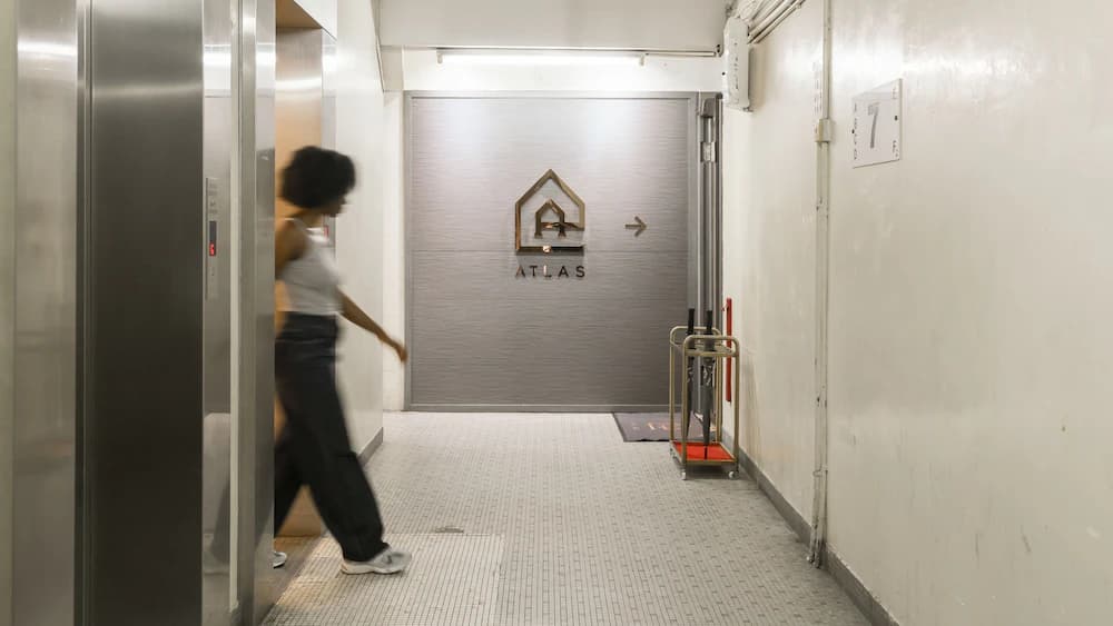 Interior entrance