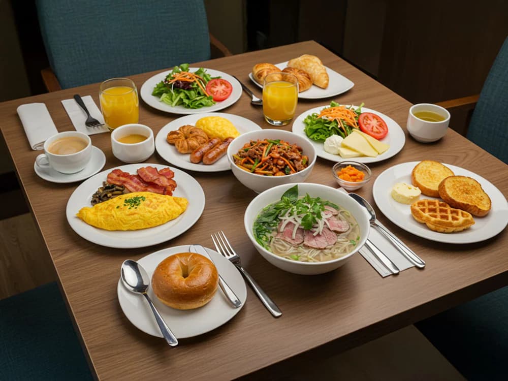 Breakfast buffet