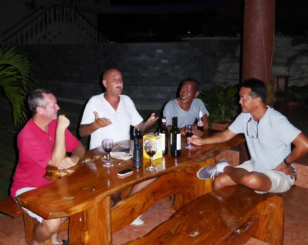 Poolside bar