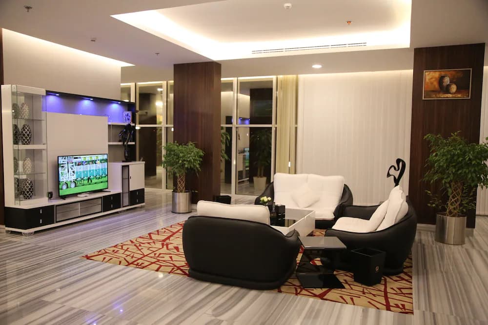 Lobby sitting area