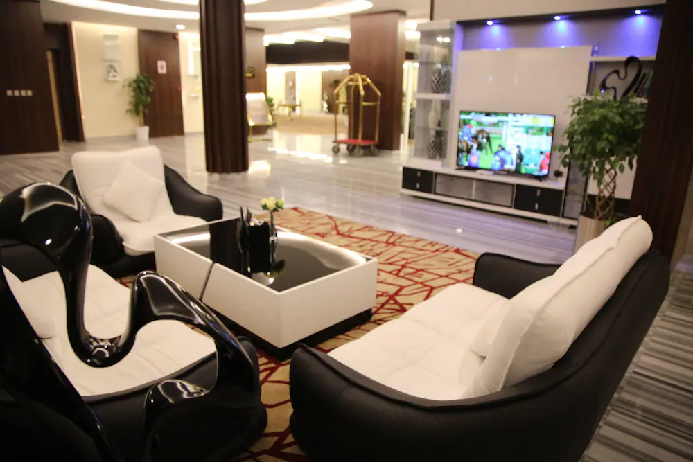 Lobby sitting area