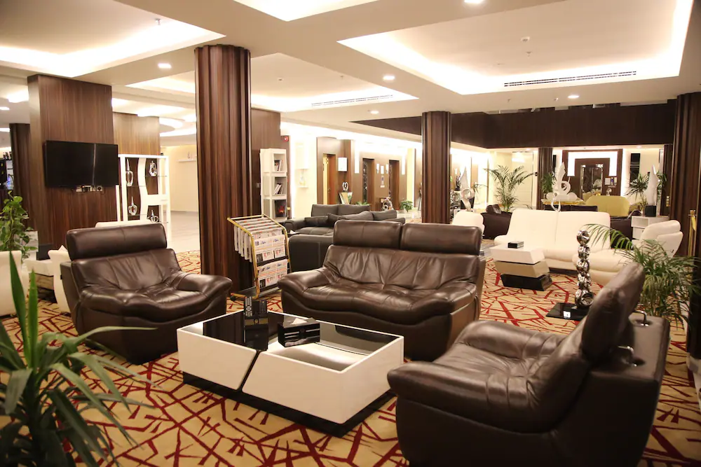 Lobby sitting area