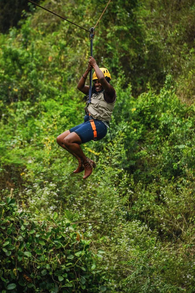 Ziplining