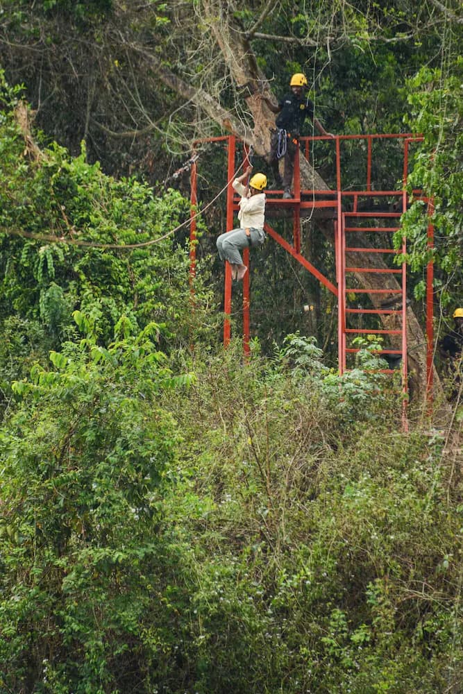 Ziplining
