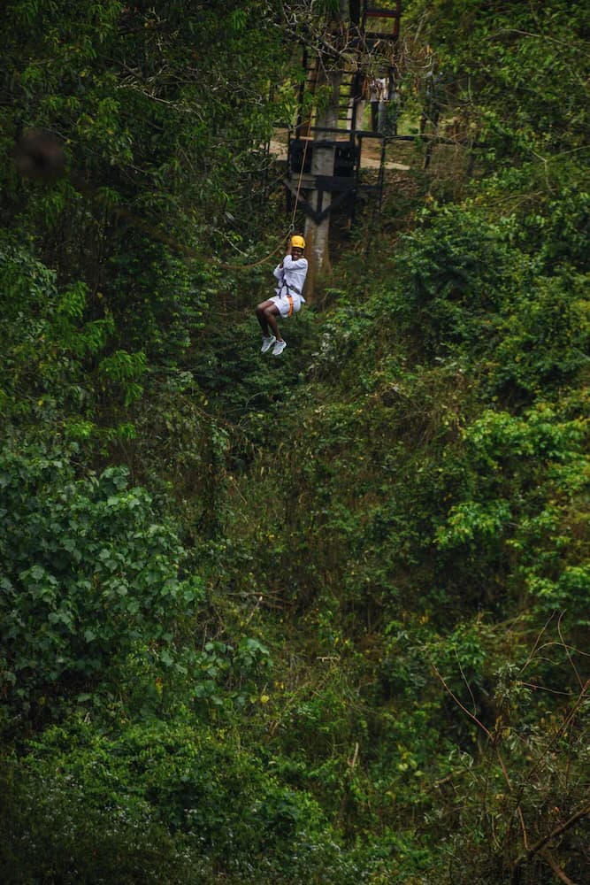Ziplining