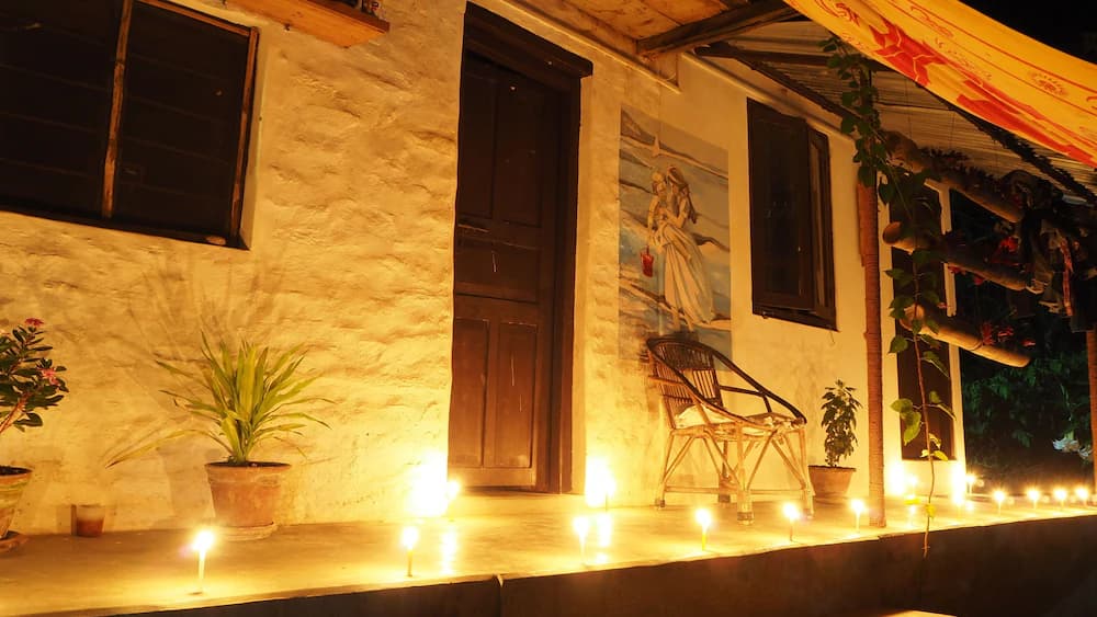 Front of property - evening/night