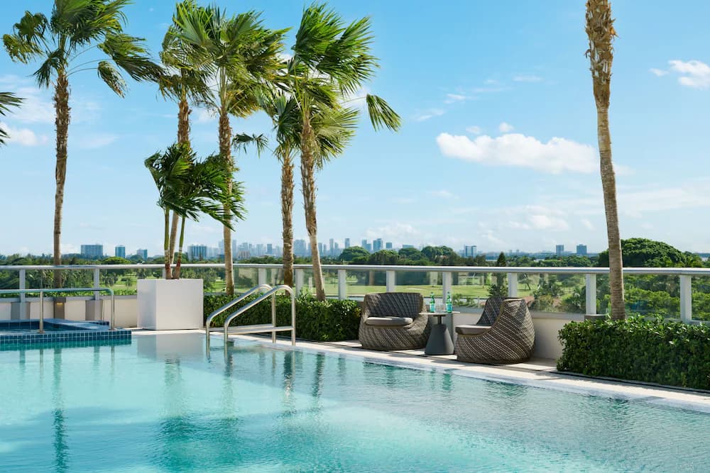 Rooftop pool