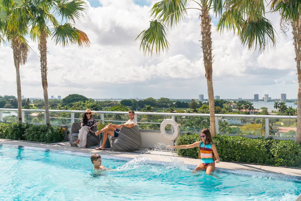 Rooftop pool