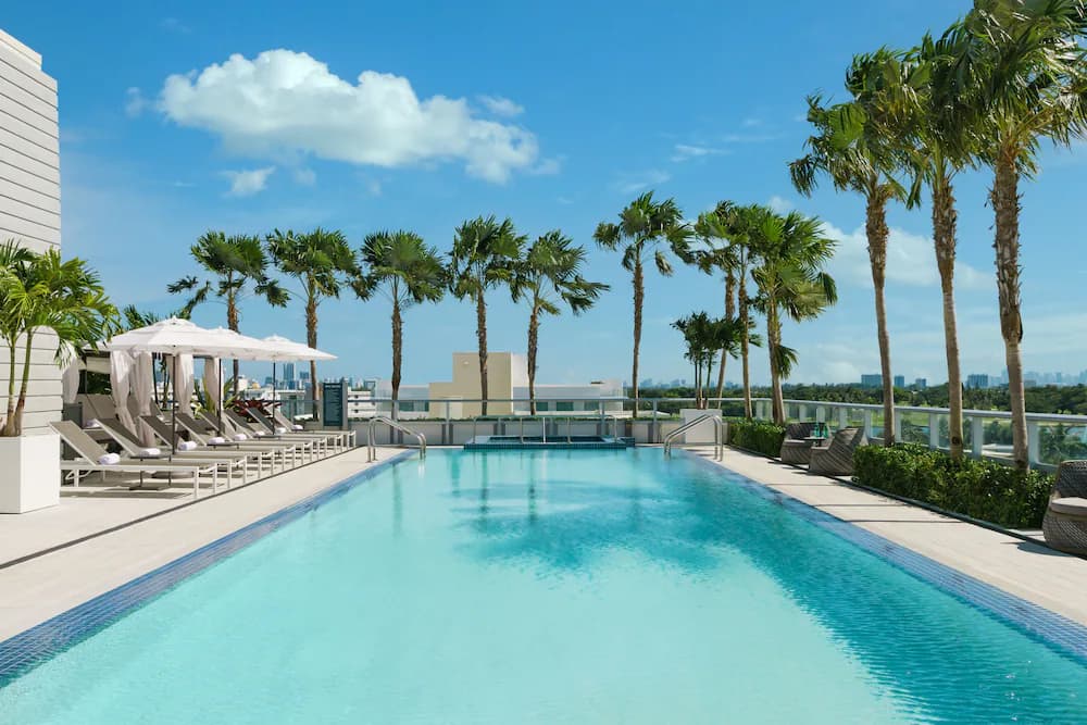 Rooftop pool