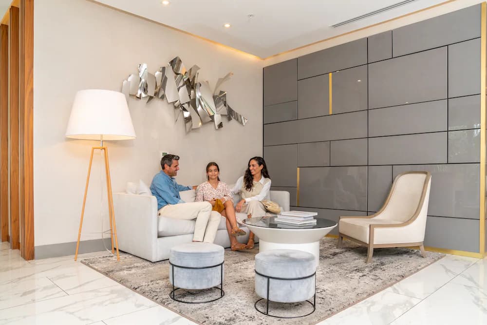 Lobby sitting area