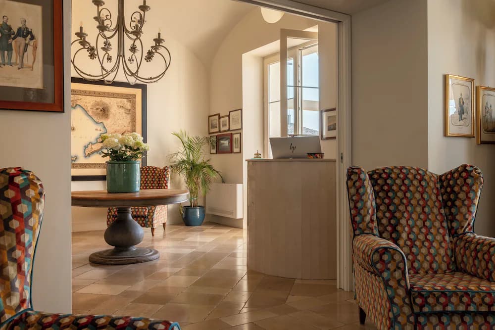 Lobby sitting area