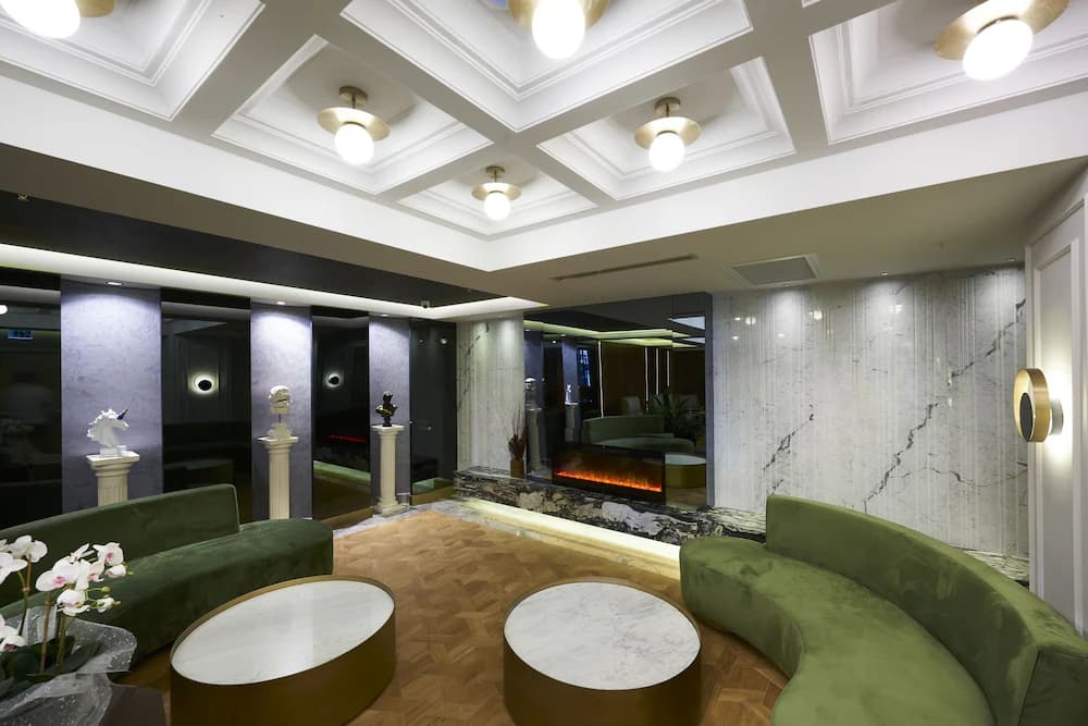 Lobby sitting area