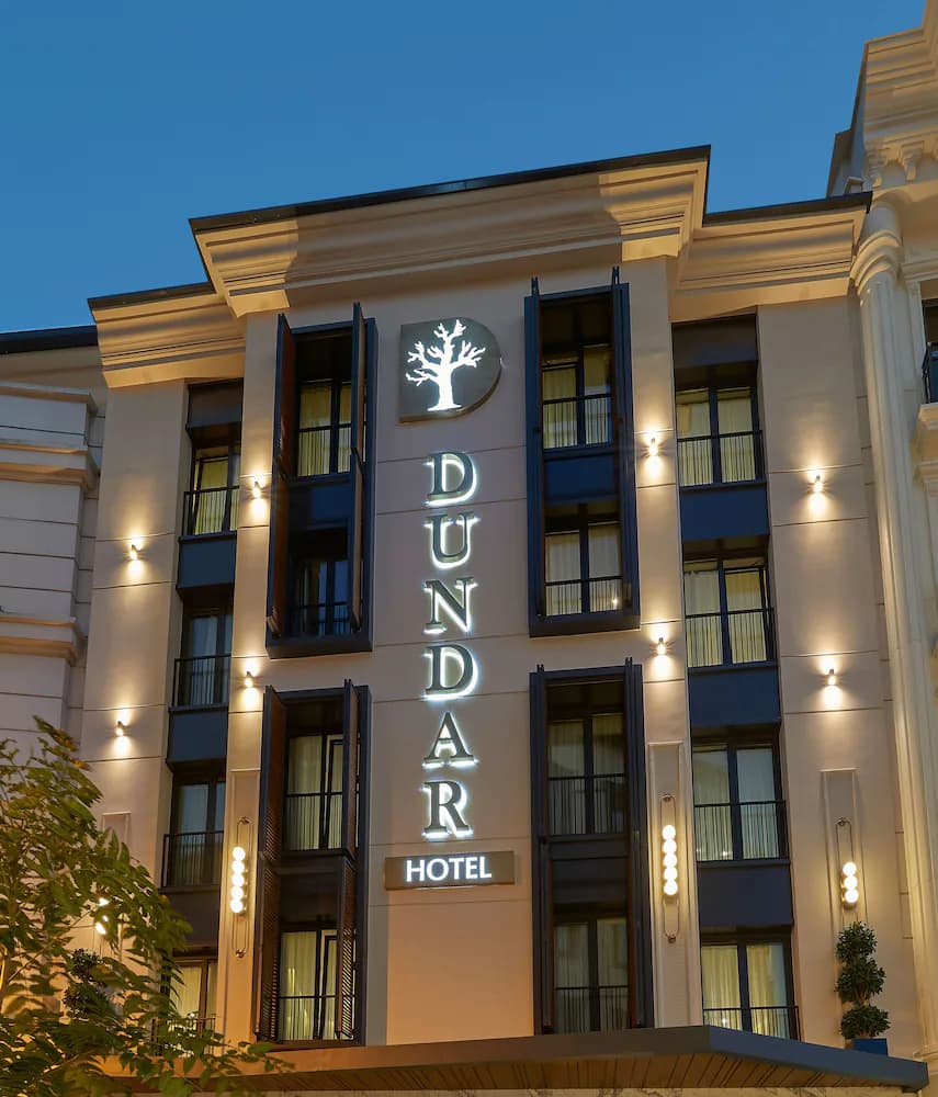 Front of property - evening/night