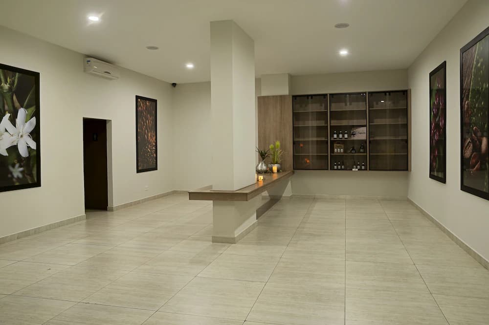 Interior entrance