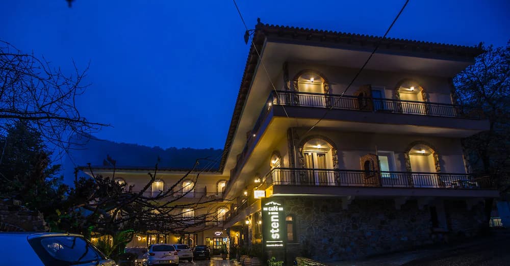 Front of property - evening/night