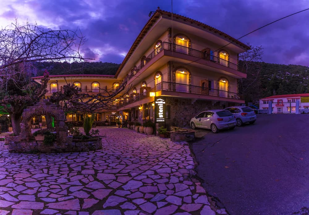Front of property - evening/night