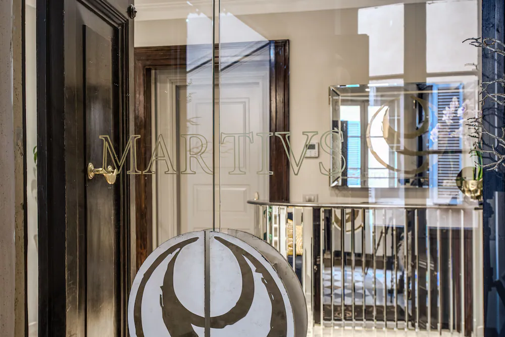 Interior entrance