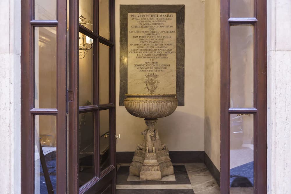 Interior entrance