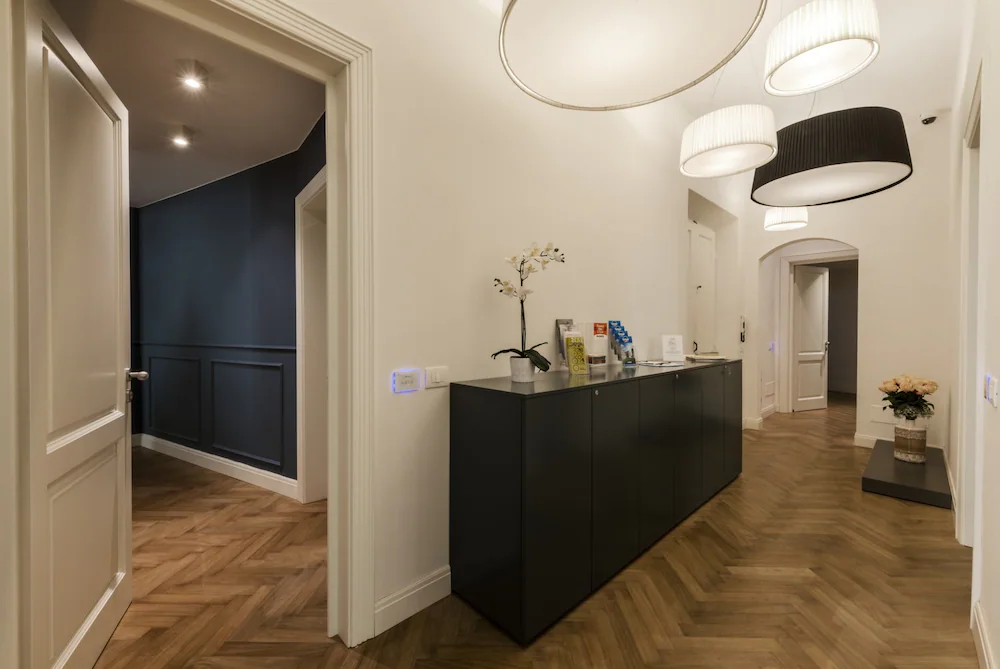 Interior entrance