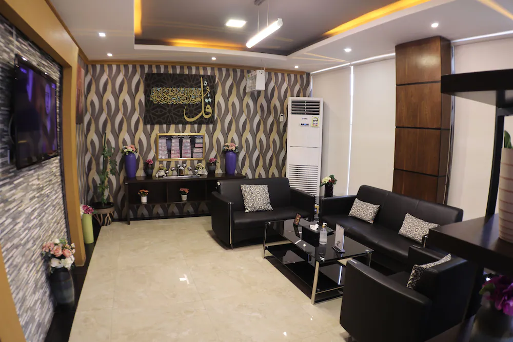 Lobby sitting area