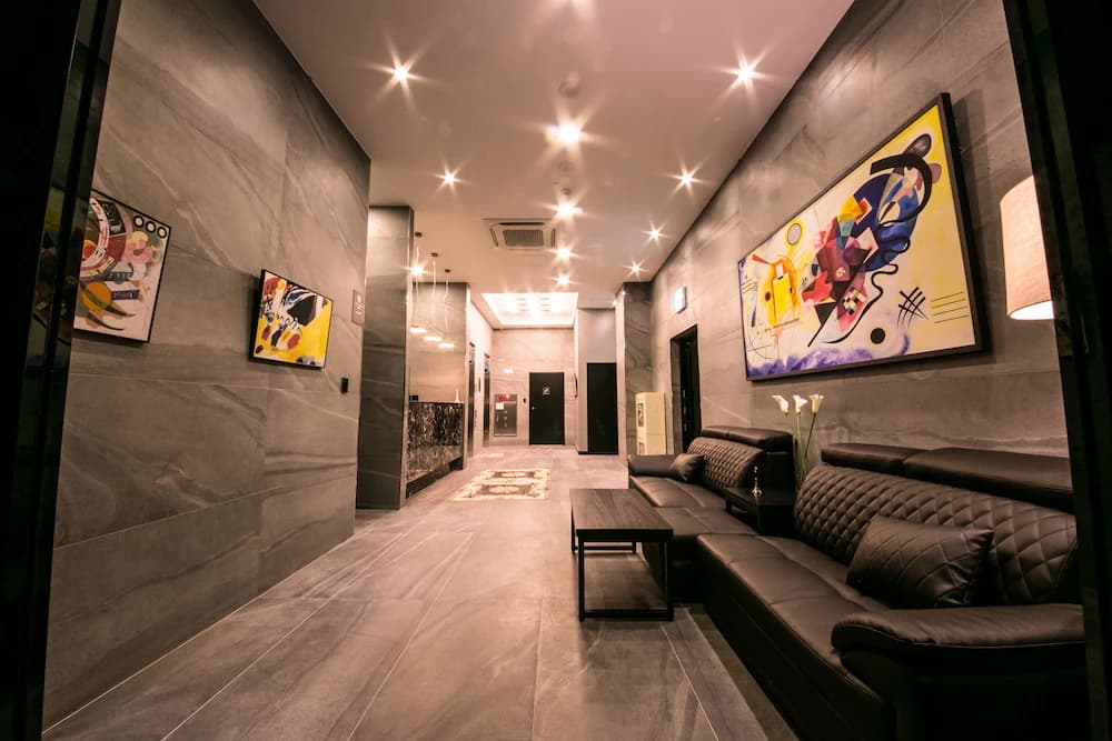 Lobby sitting area