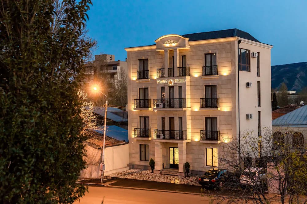 Front of property - evening/night
