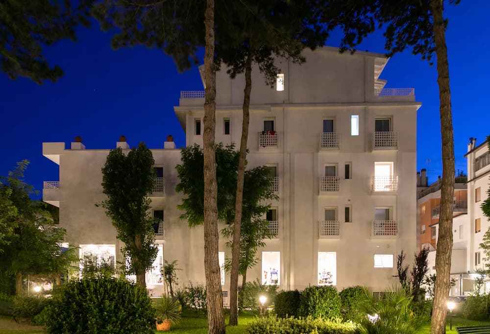Front of property - evening/night