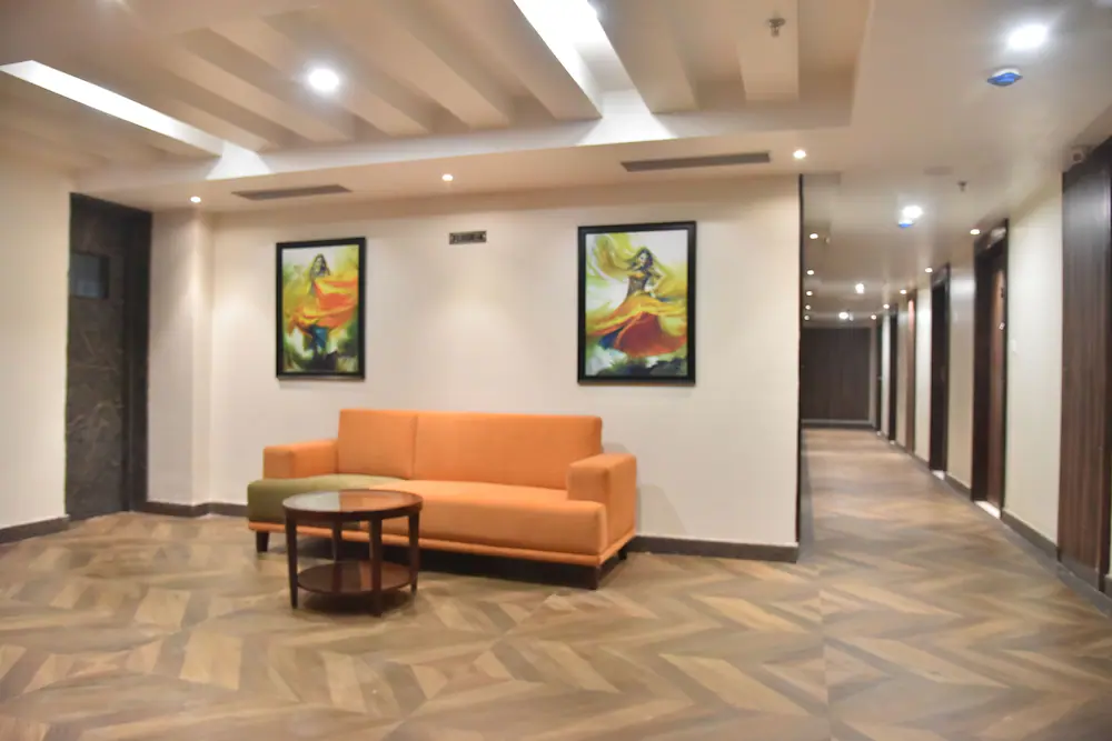 Lobby sitting area