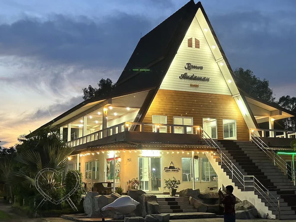 Front of property - evening/night