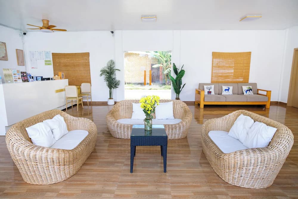 Lobby sitting area