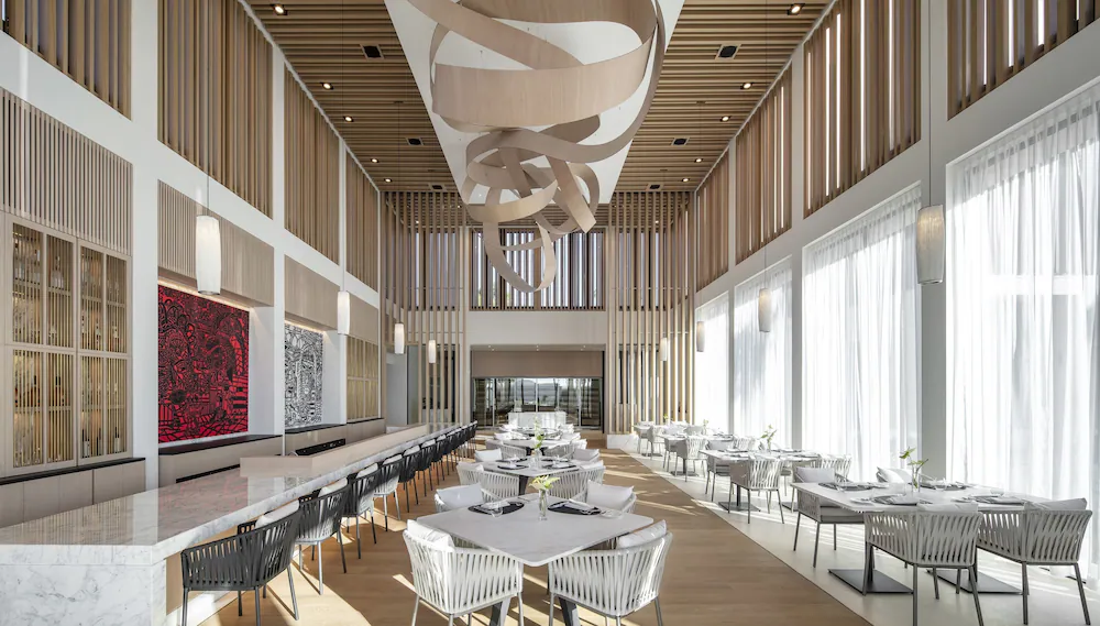 Breakfast area