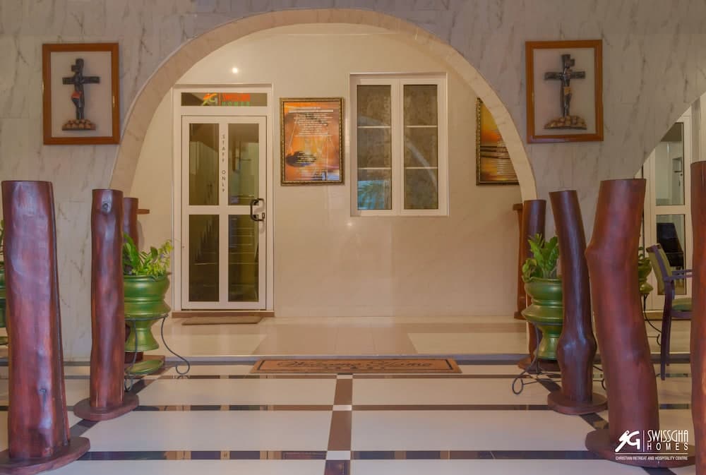 Interior entrance