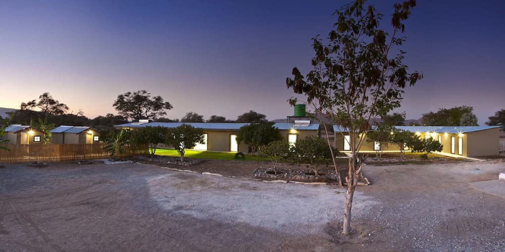 Front of property - evening/night