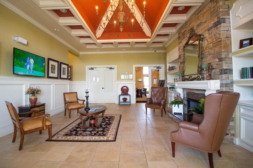 Lobby sitting area