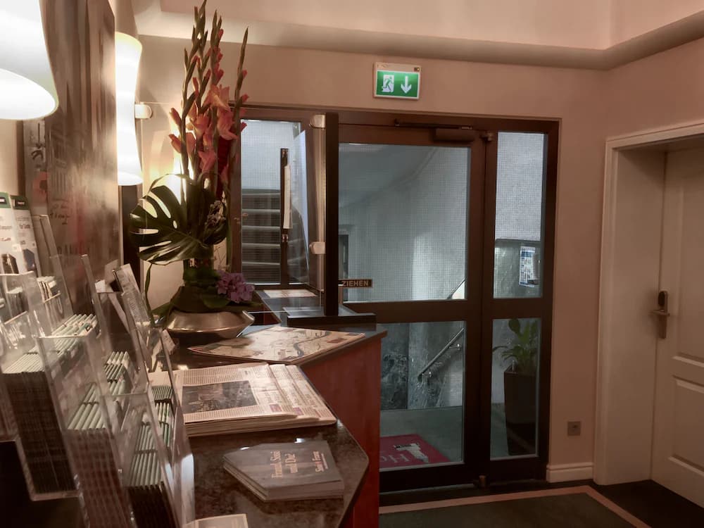 Interior entrance