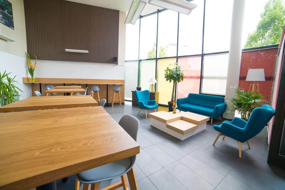 Lobby sitting area