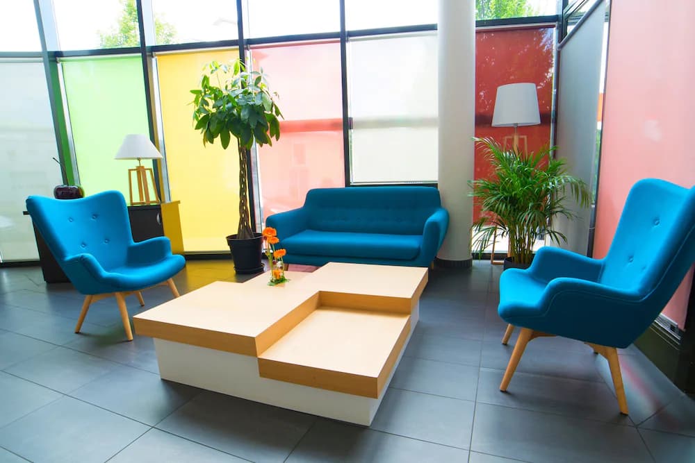 Lobby sitting area