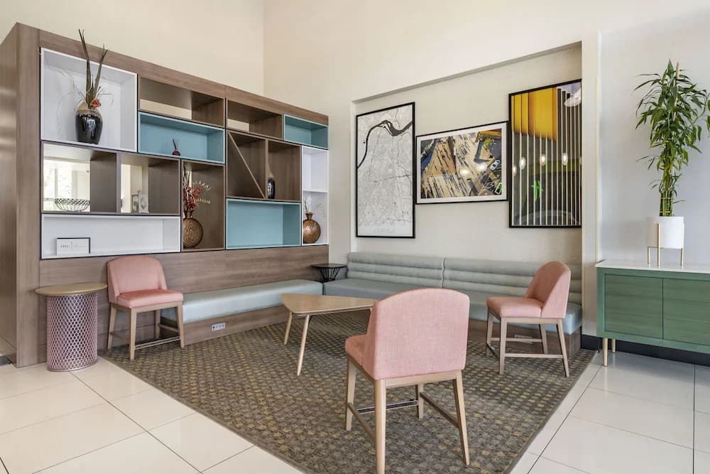 Lobby sitting area