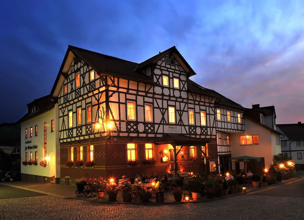 Front of property - evening/night