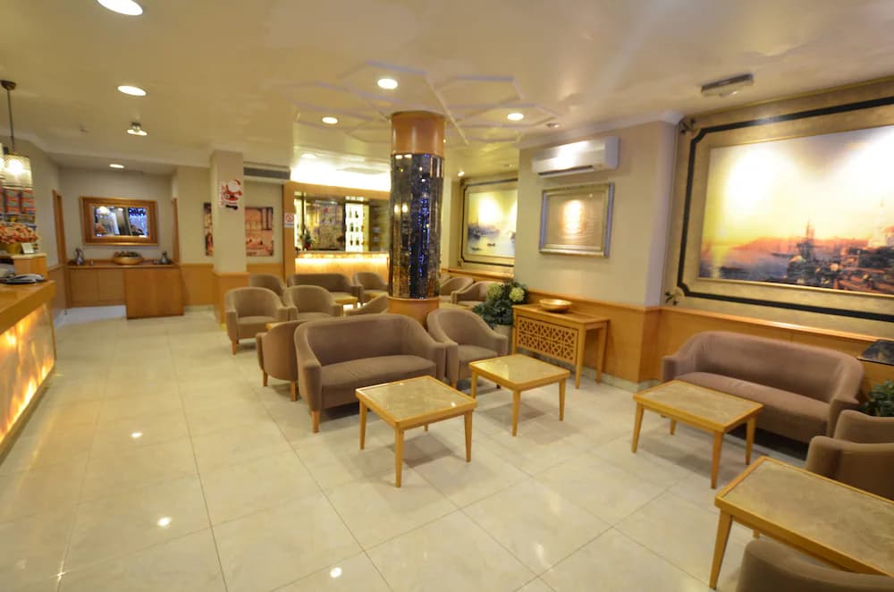 Lobby sitting area