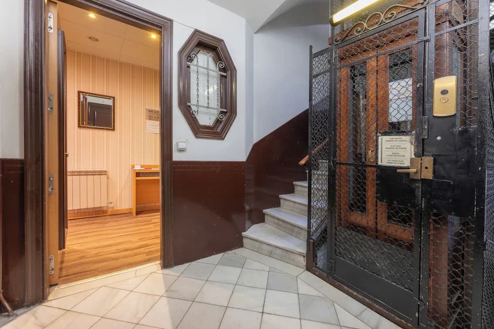 Interior entrance