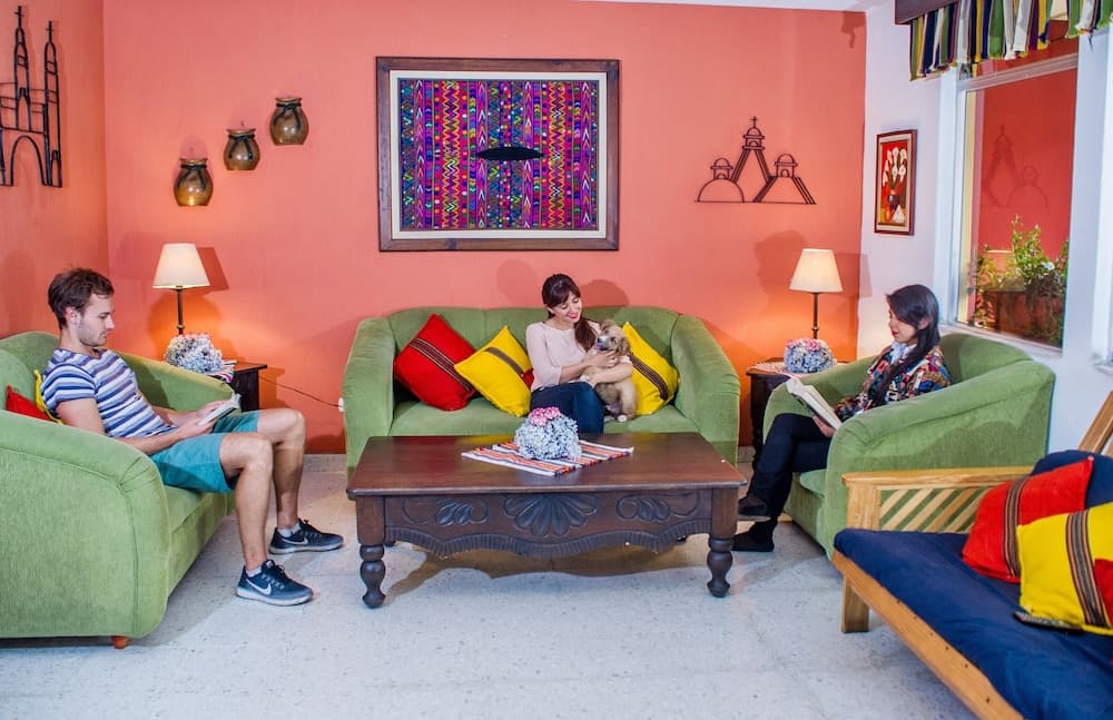 Lobby sitting area